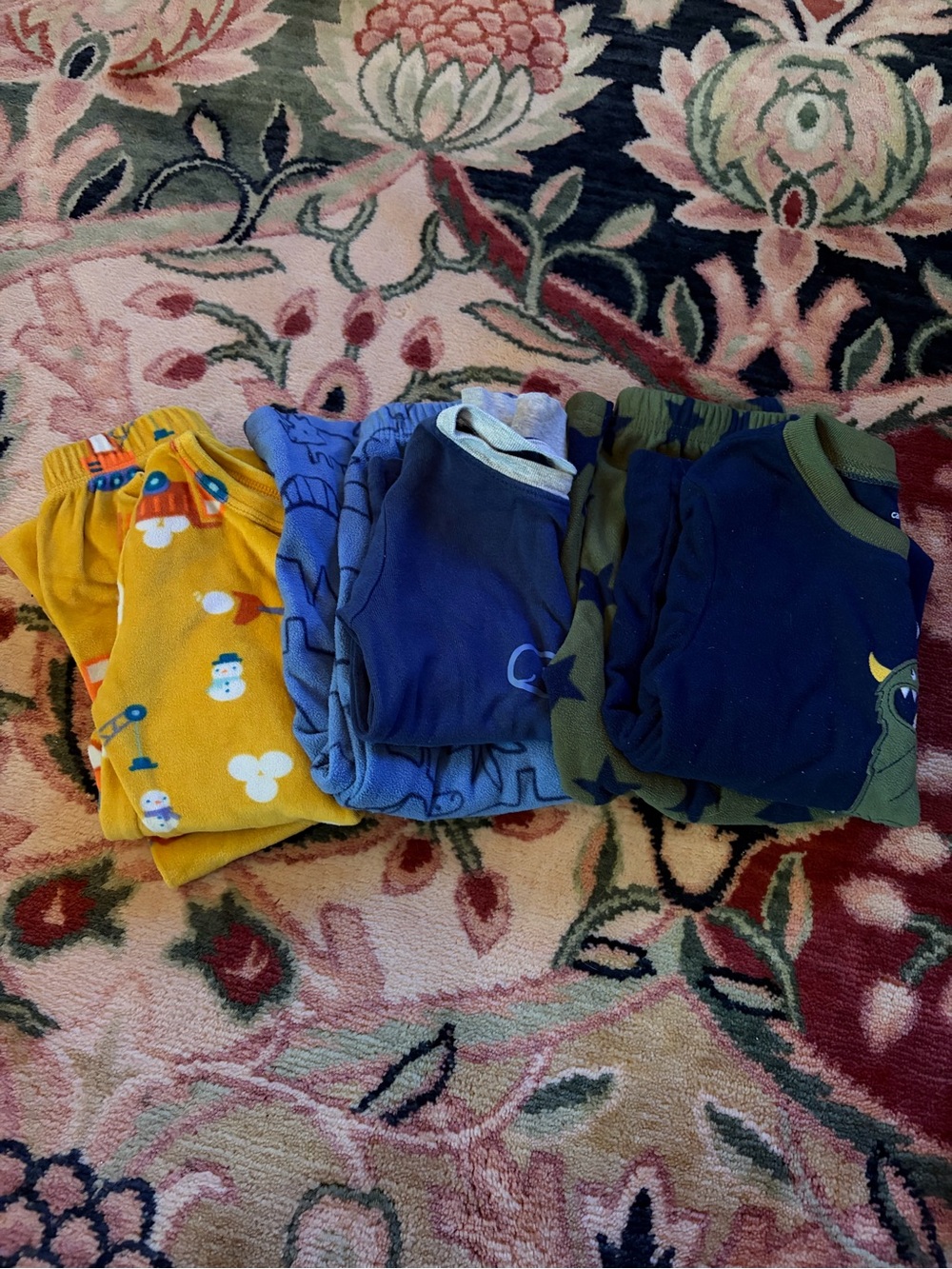 Carter's and cat & jack Kids cozy Pajama bundle